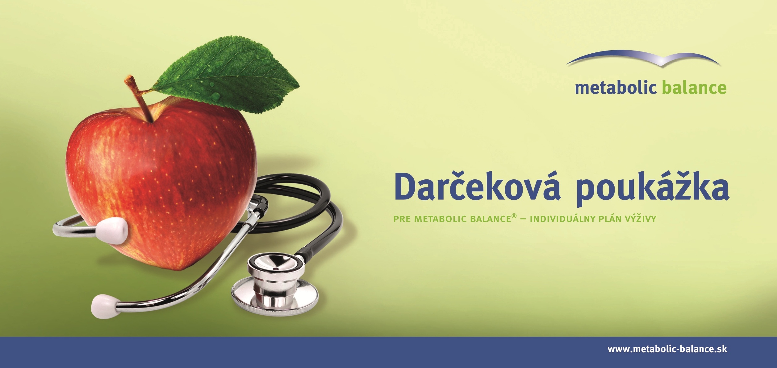 Darčeková poukážka Metabolic Balance