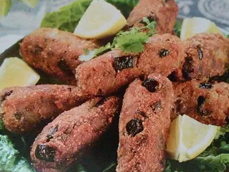 Pampúšiky z baklažánu a cícera