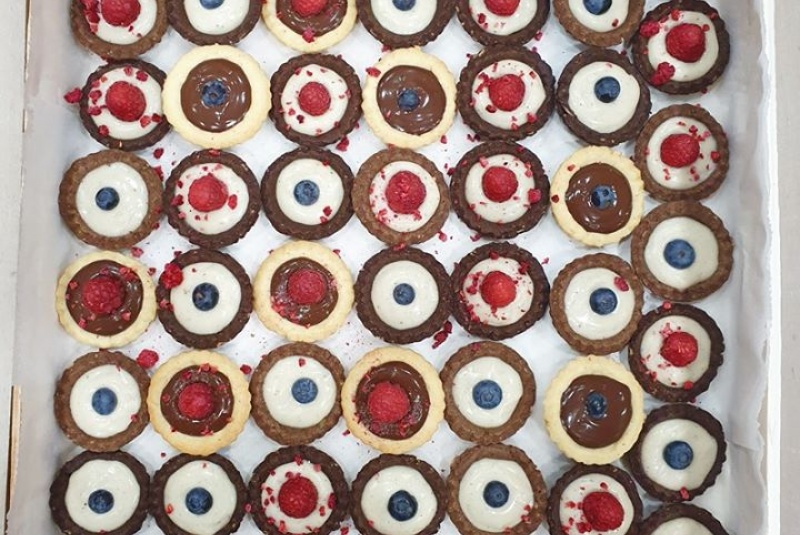 Tartaletky s bezlaktózovým pudingom Tartaletky s bezlaktózovým pudingom